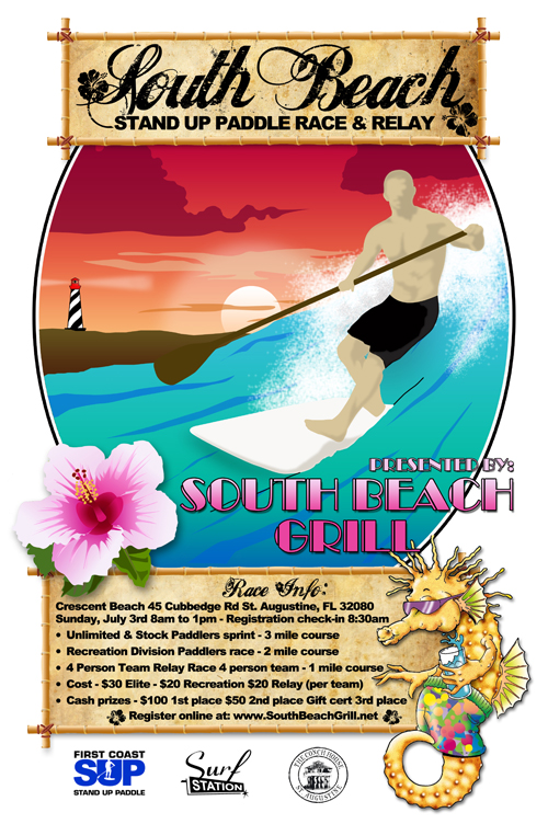 South-Beach-SUP-Race-Poster